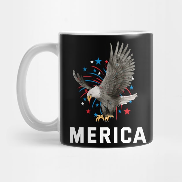 Merica  Eagle USA 4th July eagle by CoolFuture